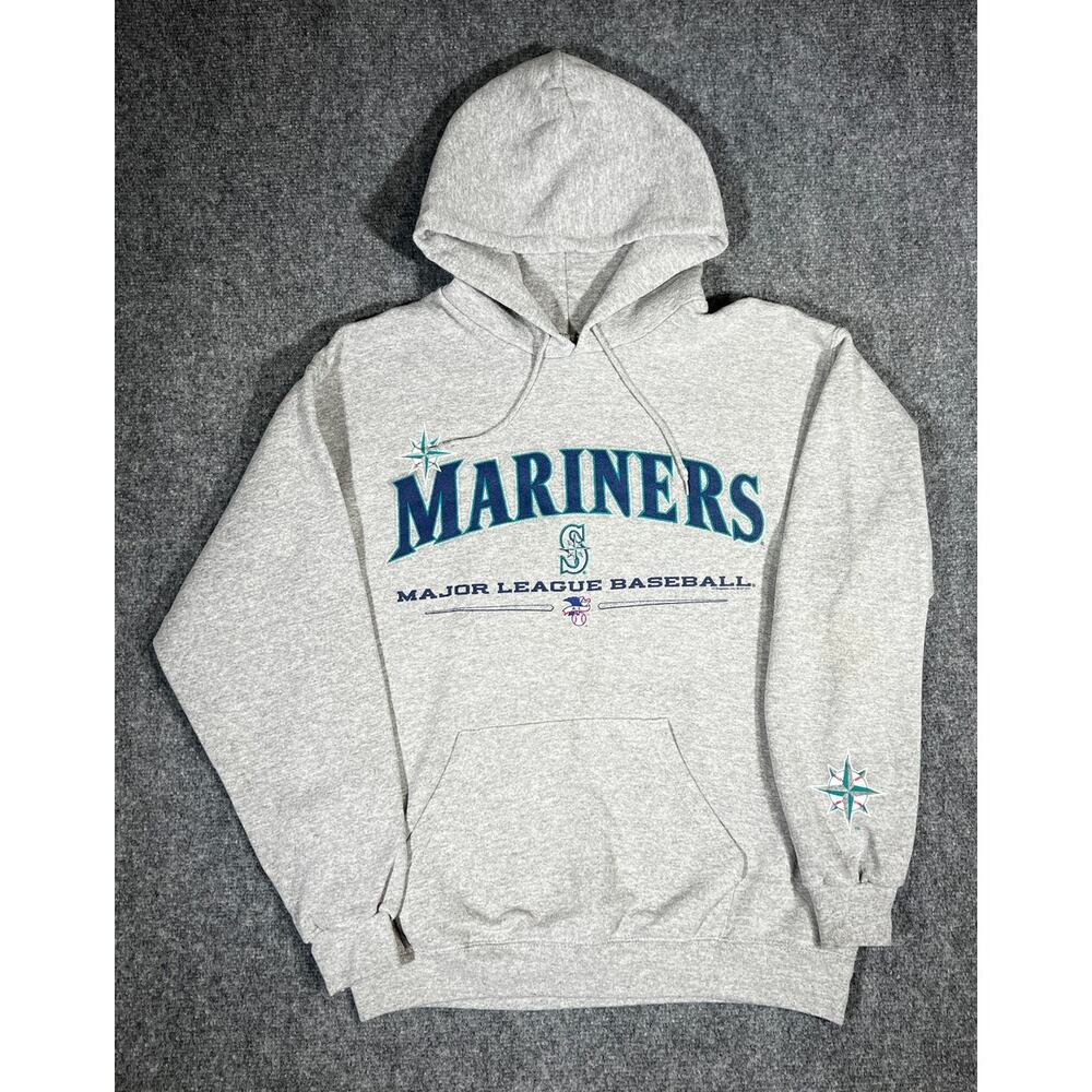 Vintage Mariners Gray Hoodie